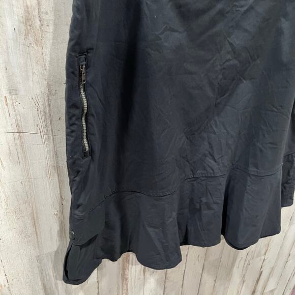 Royal Robbins Discovery Cargo Nylon Flounce Skirt Womens Size 14 Black - Picture 2 of 6